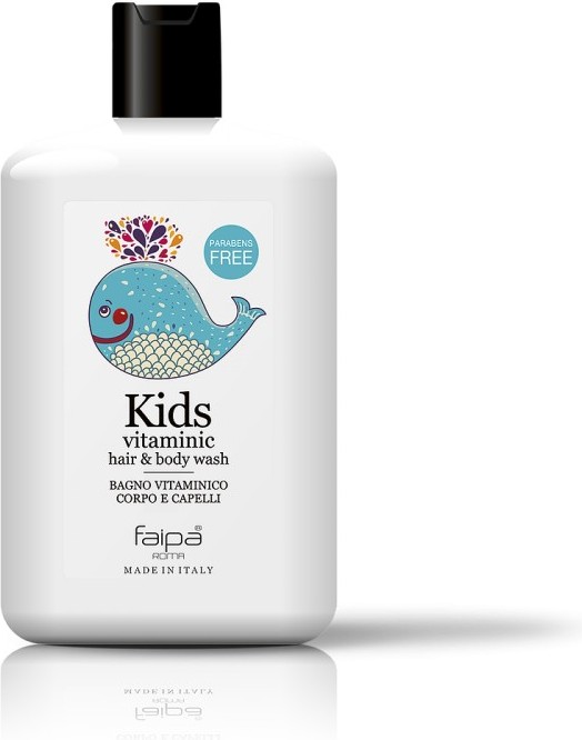 Kids Vitamininis plaukų ir kūno šampūnas vaikams