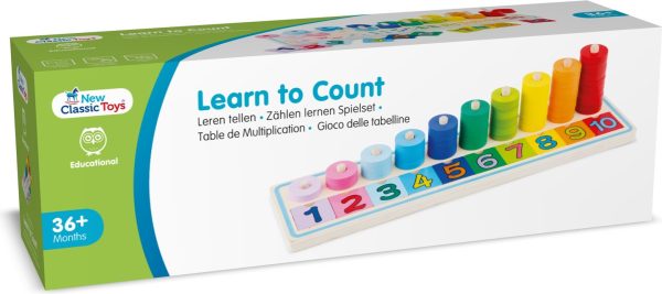New Classic Toys medinis žaidimas "Išmok skaičiuoti"