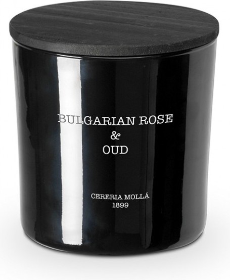 "Cereria Molla" XL 2-jų dagčių žvakė "Bulgarian rose & oud" 700 g