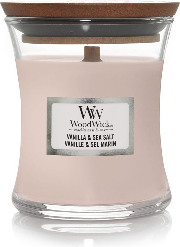 WoodWick Vanilla Sea Salt Žvakė 85g